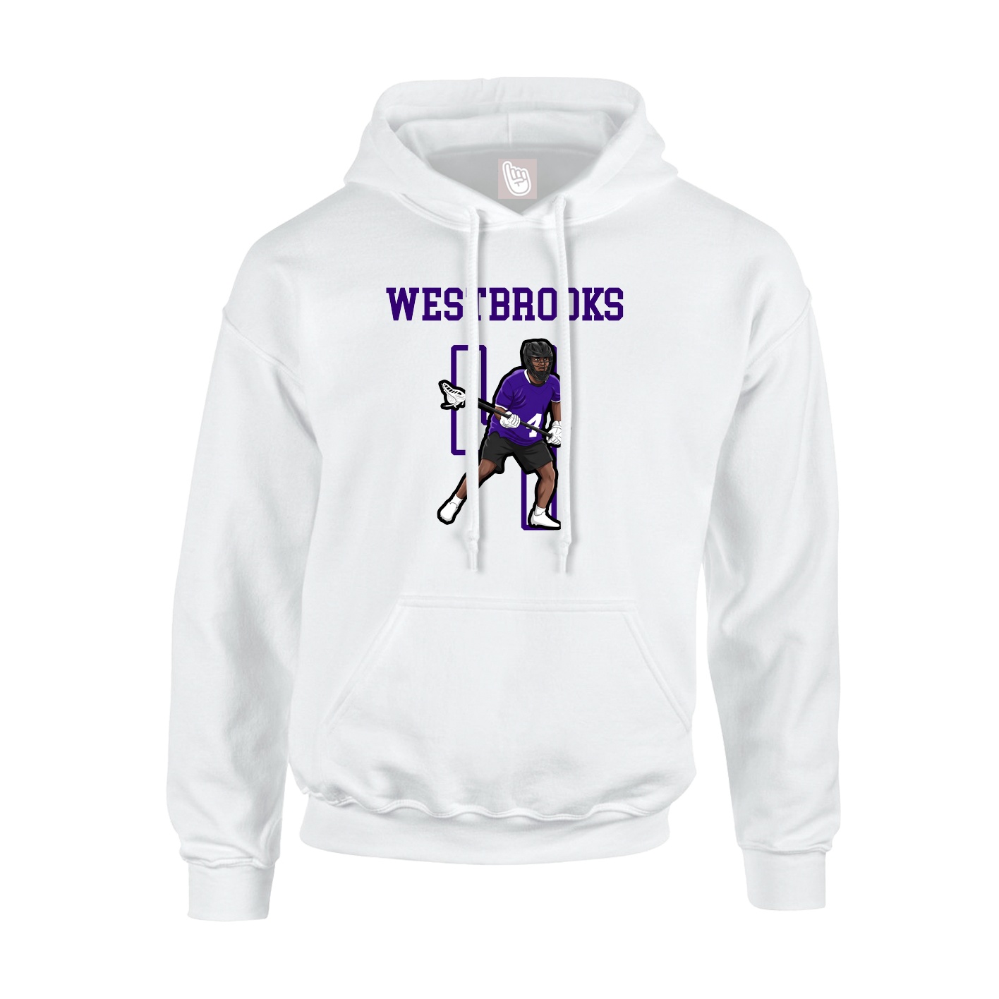 Hoodie — Shirsey in White