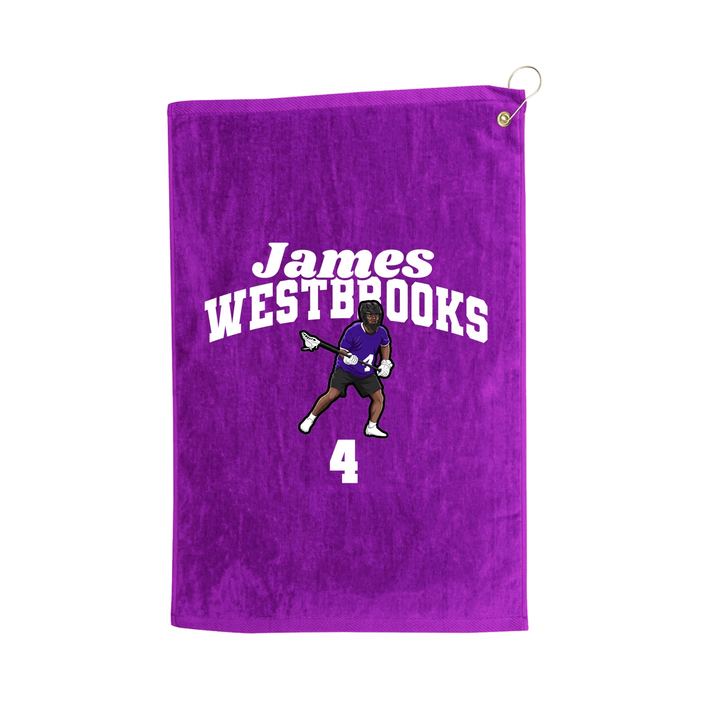 Golf Towel — Signature Arch in Purple