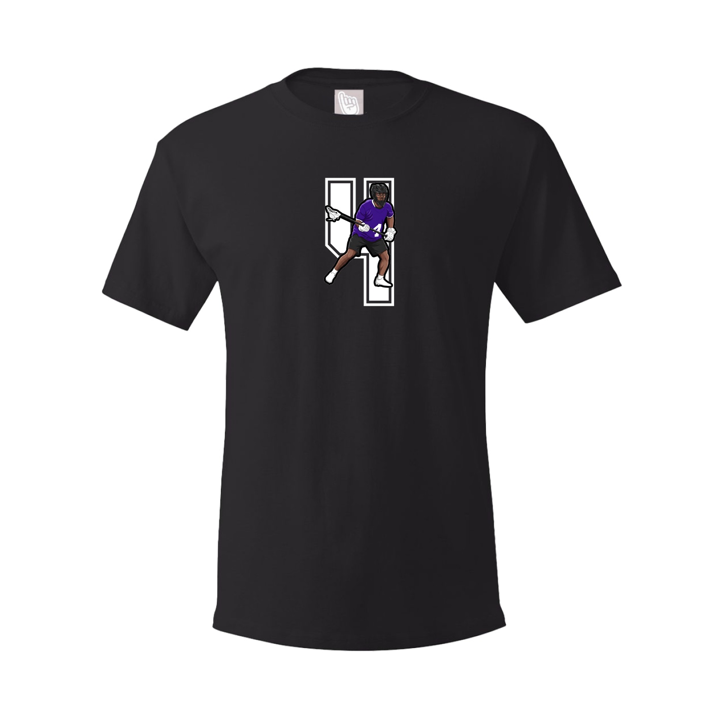 Youth Tee — Number in Black