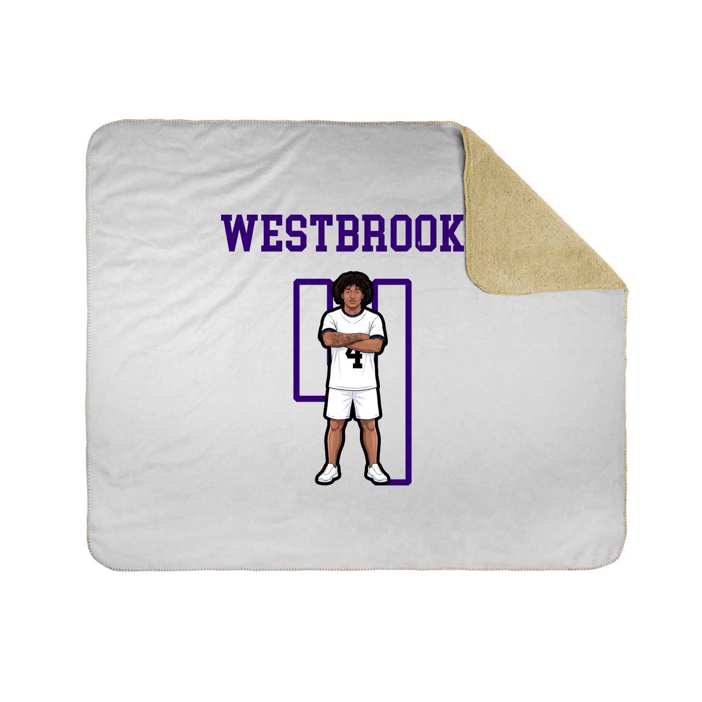 Throw Blanket — Shirsey in White