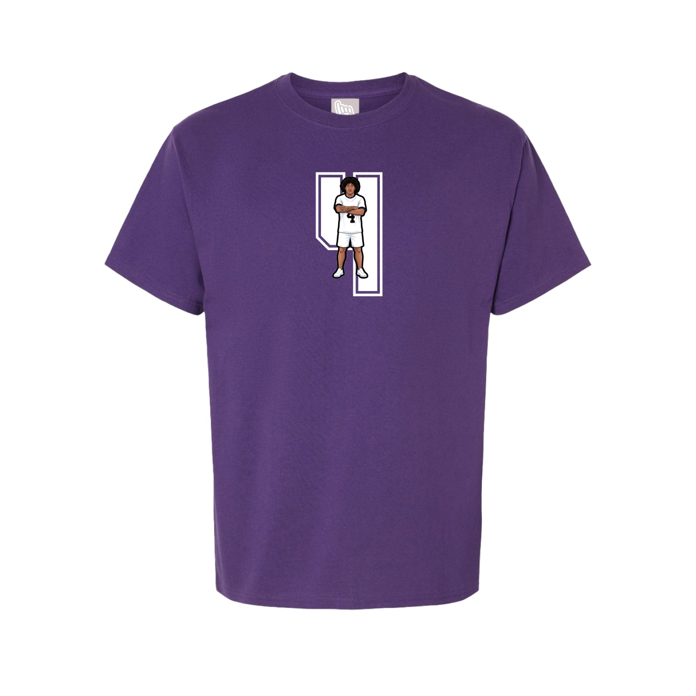 Tee — Number in Purple