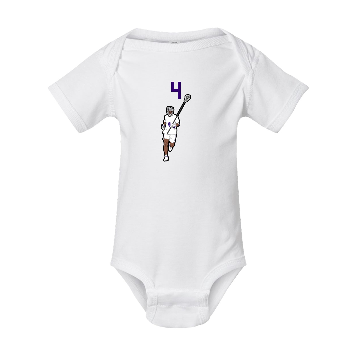 Baby Onesie — Number Top in White