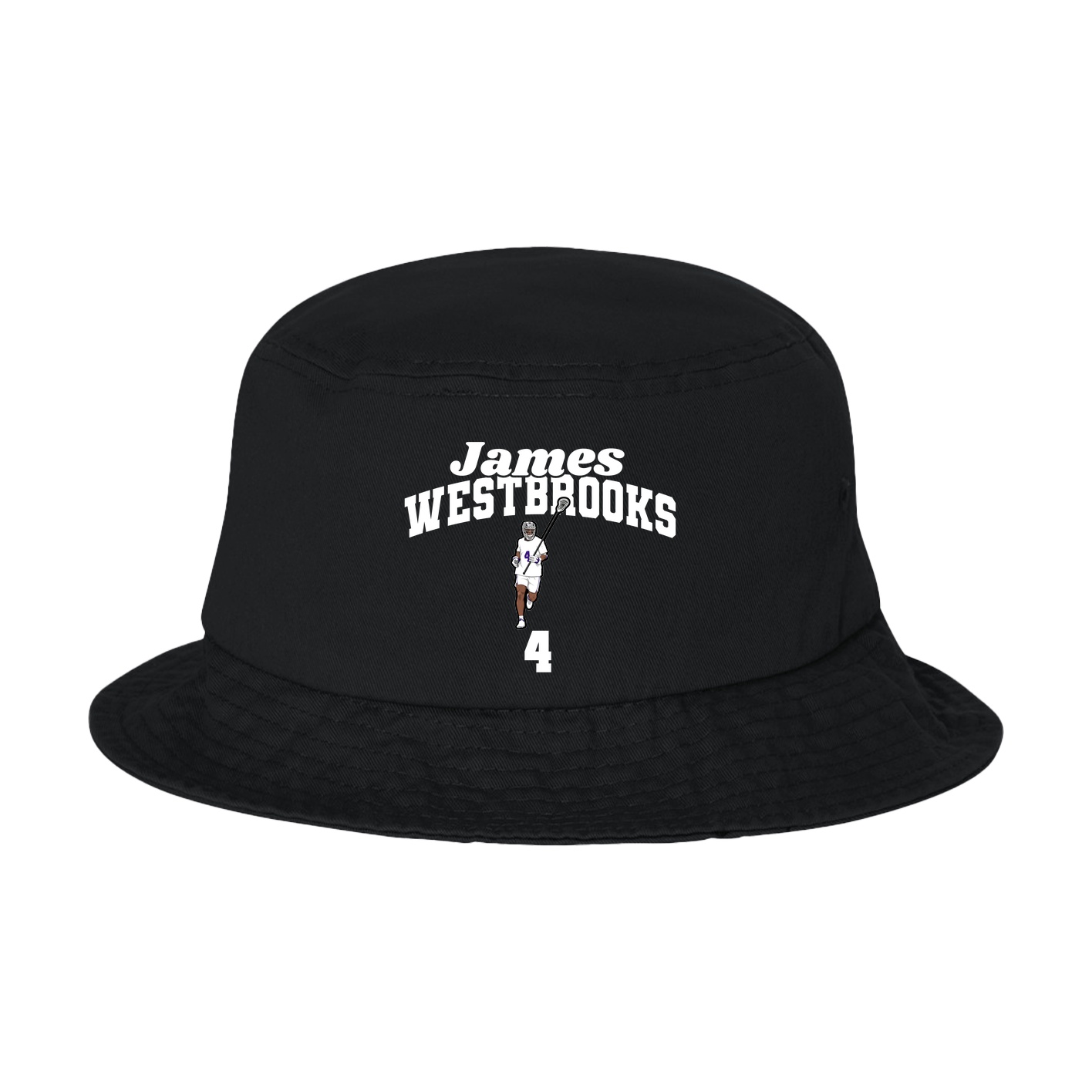 Bucket Cap — Signature Arch in Black