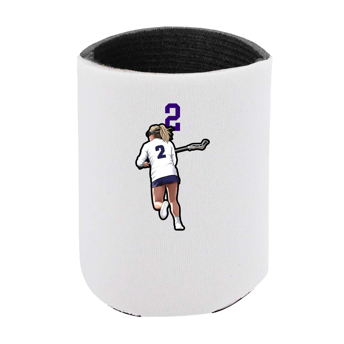 Can Holder — Number Top in White