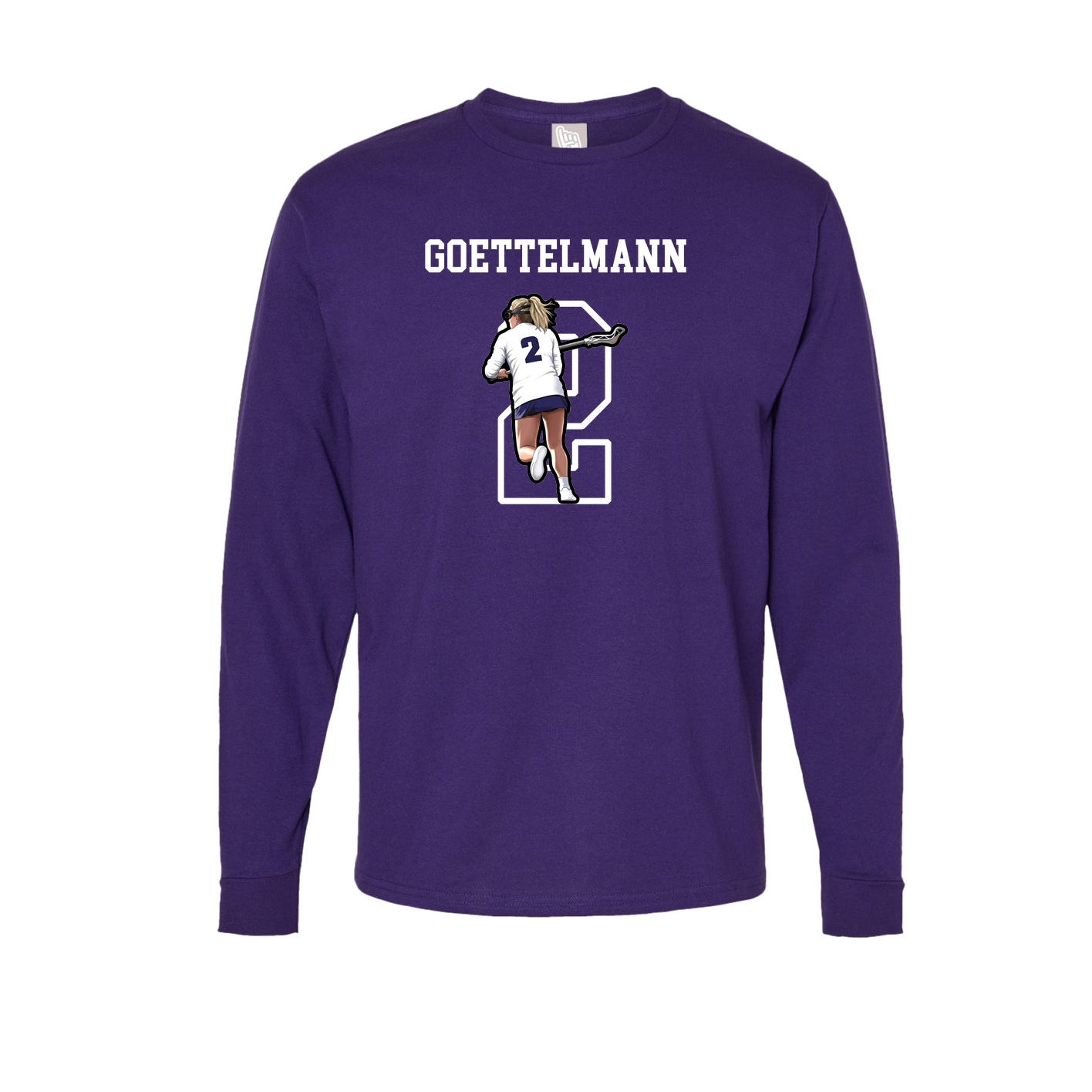 Long Sleeve Tee — Shirsey in Purple