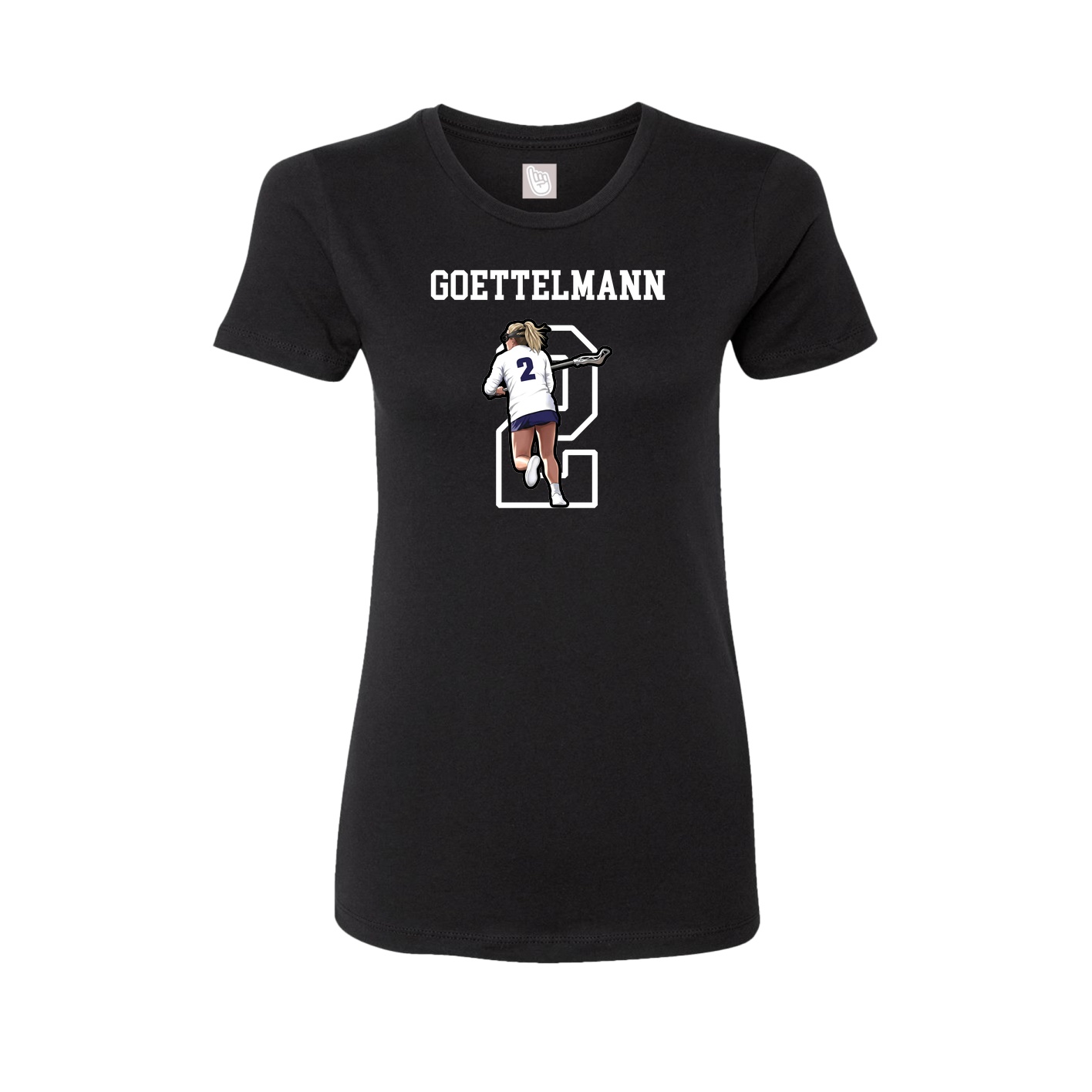 Fitted Women's Tee — Shirsey in Black
