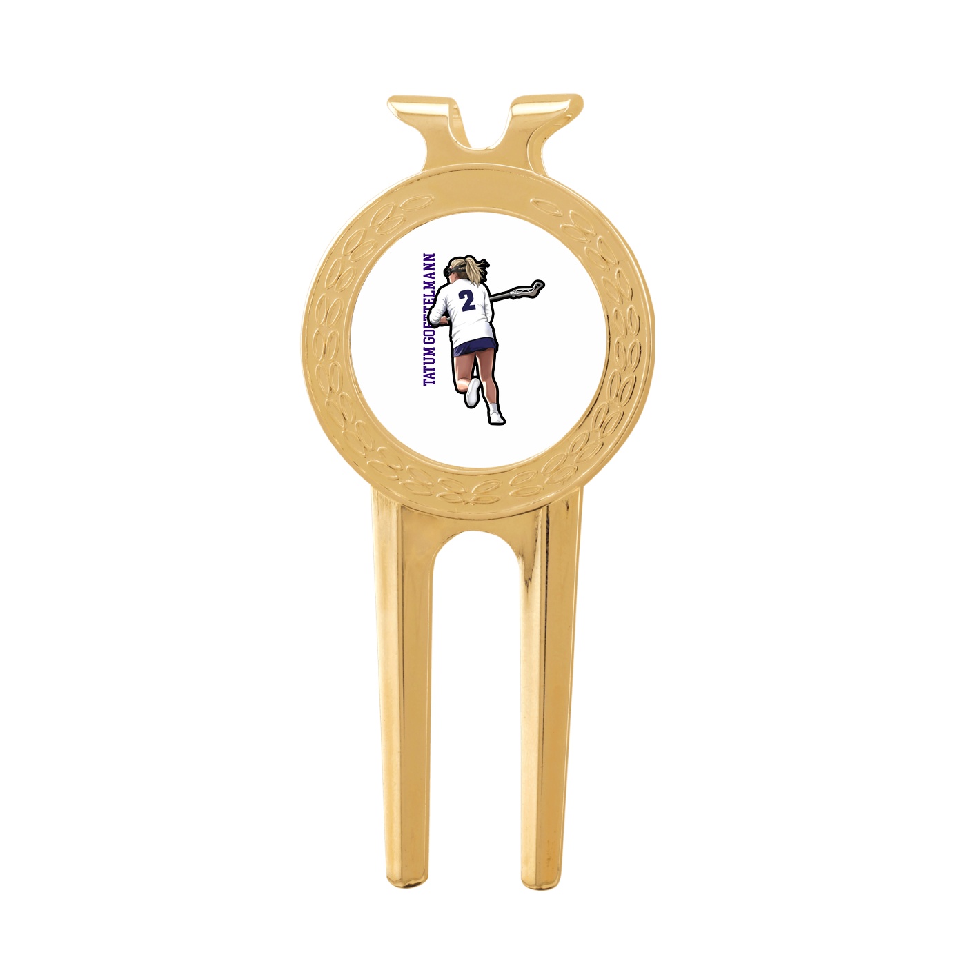Divot Tool with Ball Marker — Name Vertical in Classic