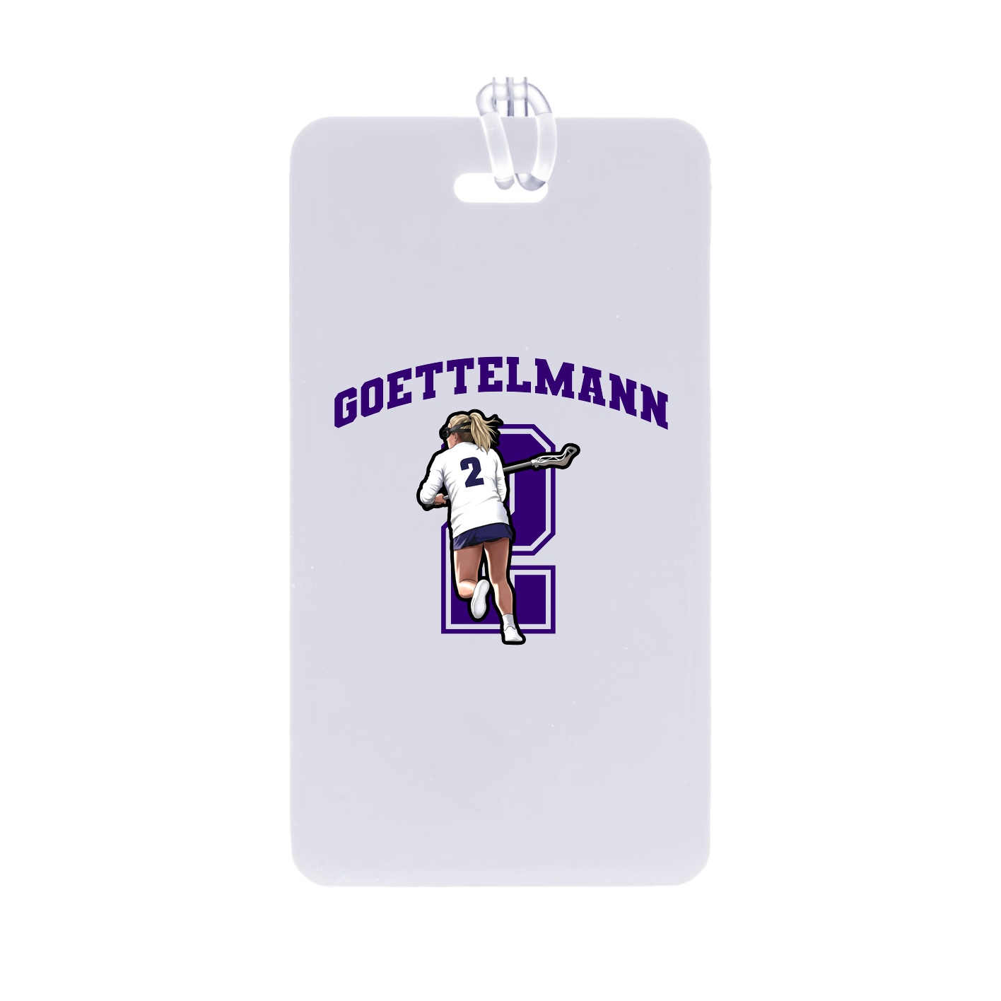 Bag Tag — Number in Classic