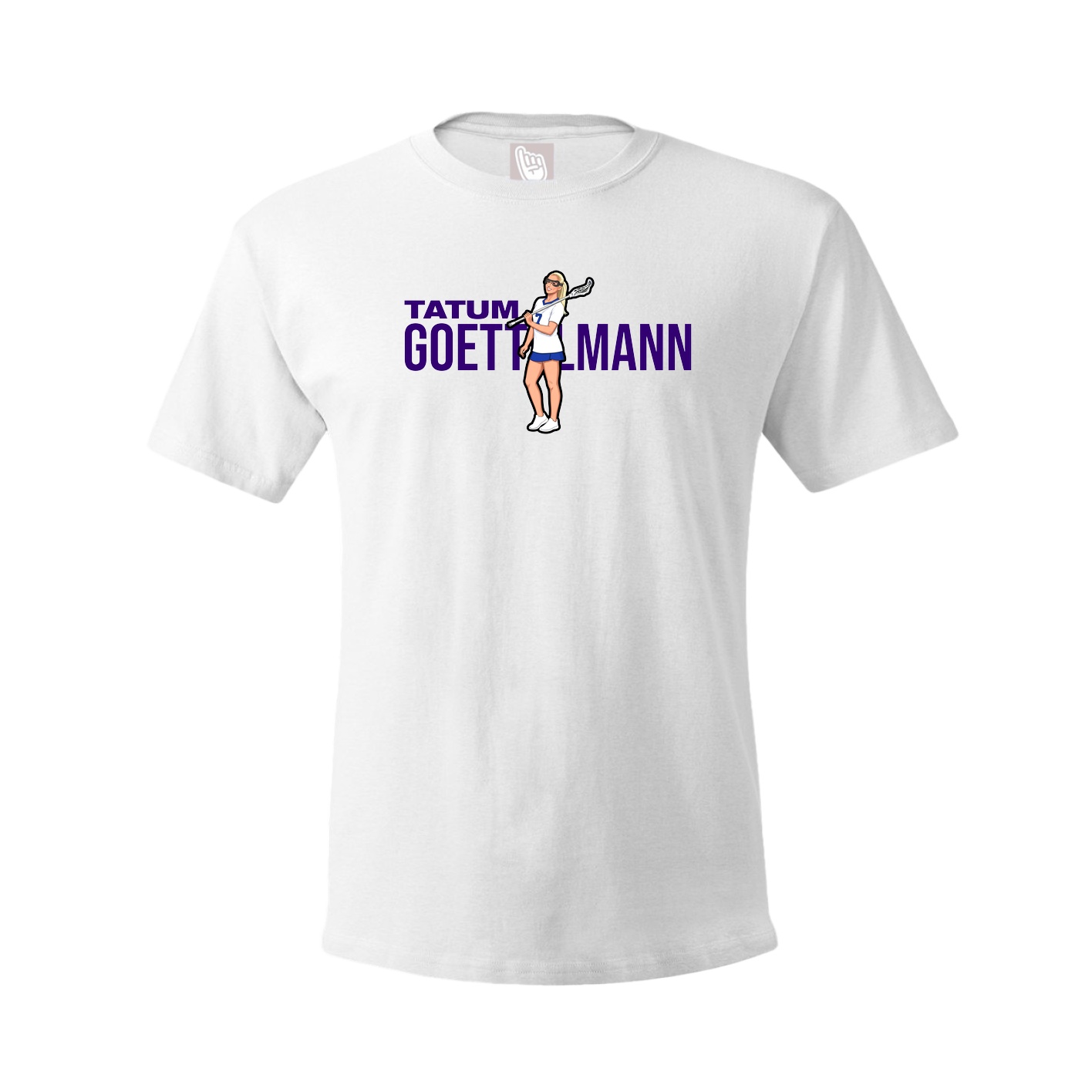 Youth Tee — Player Name in White