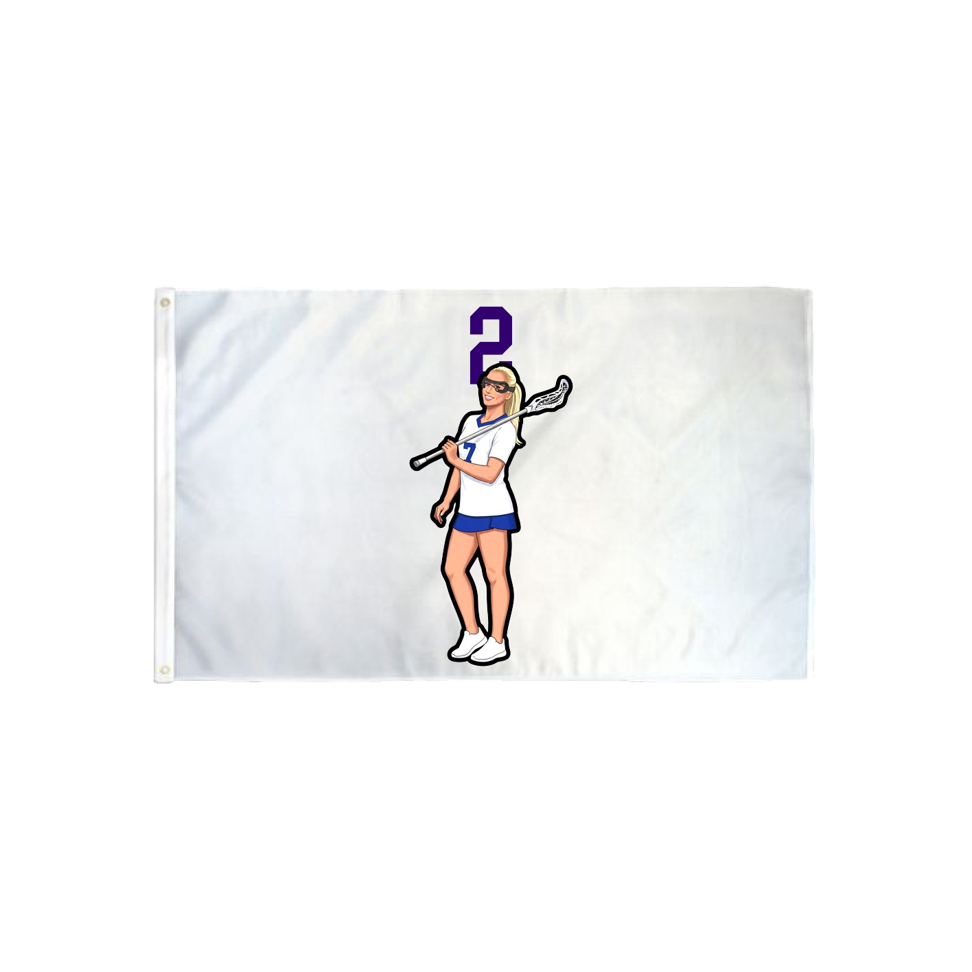 3x5 Flag — Number Top in Classic