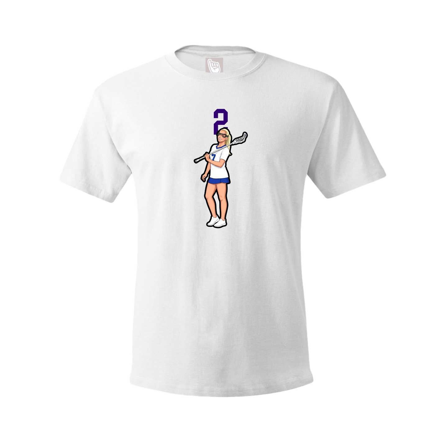 Tee — Number Top in White
