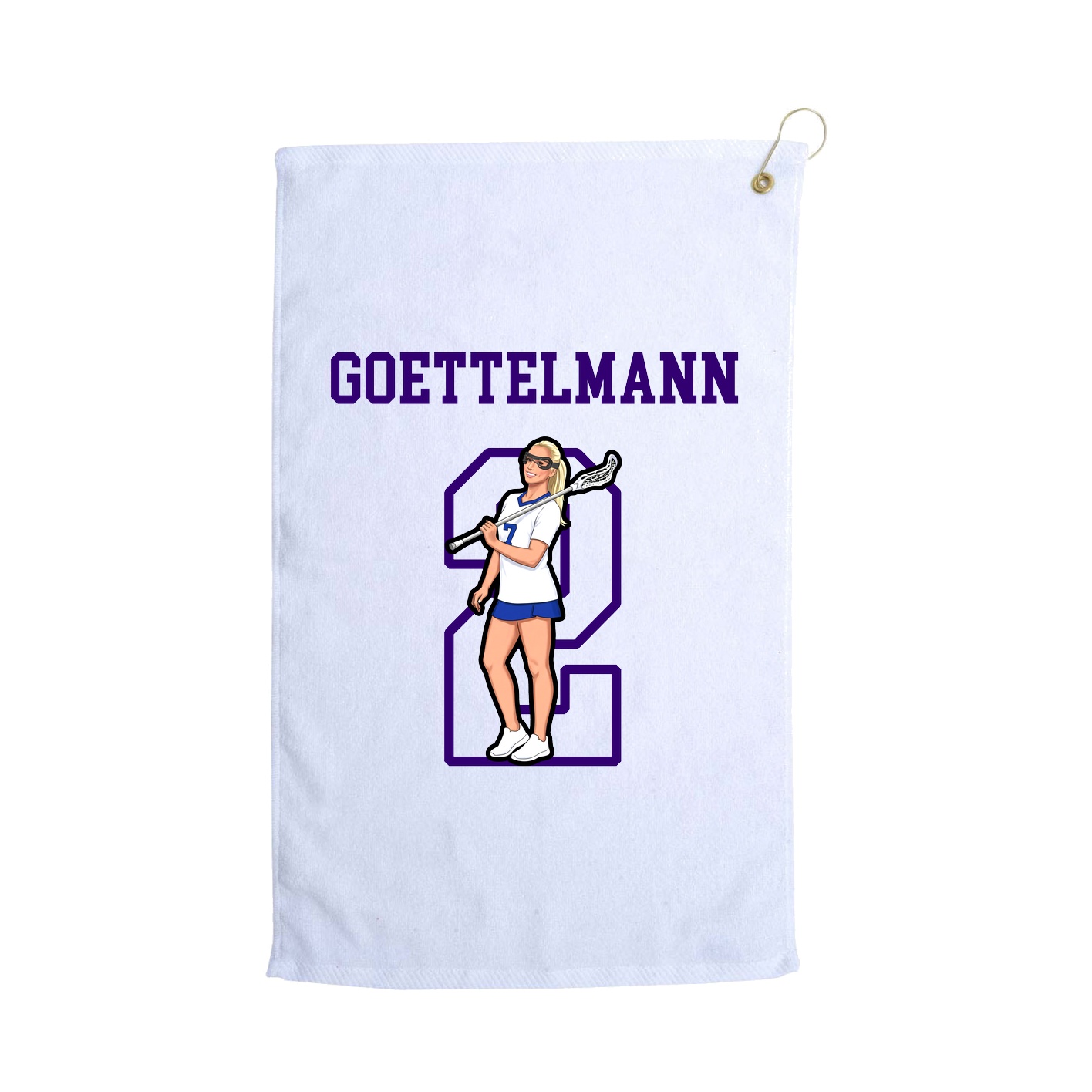 Golf Towel — Shirsey in White