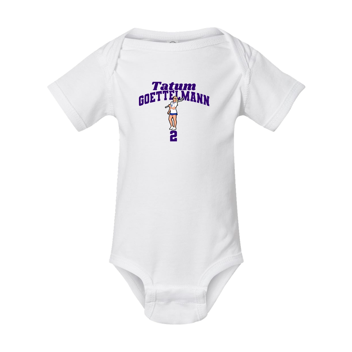 Baby Onesie — Signature Arch in White