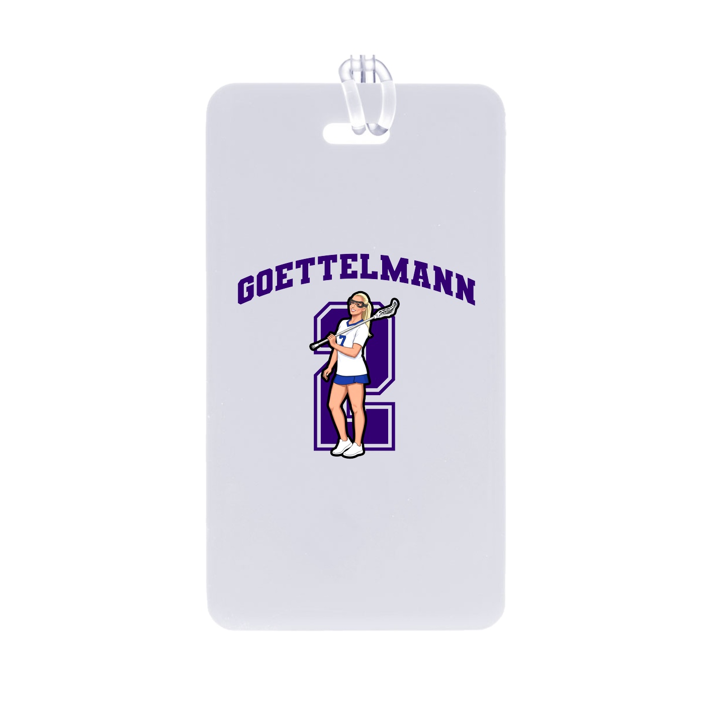 Bag Tag — Number in Classic