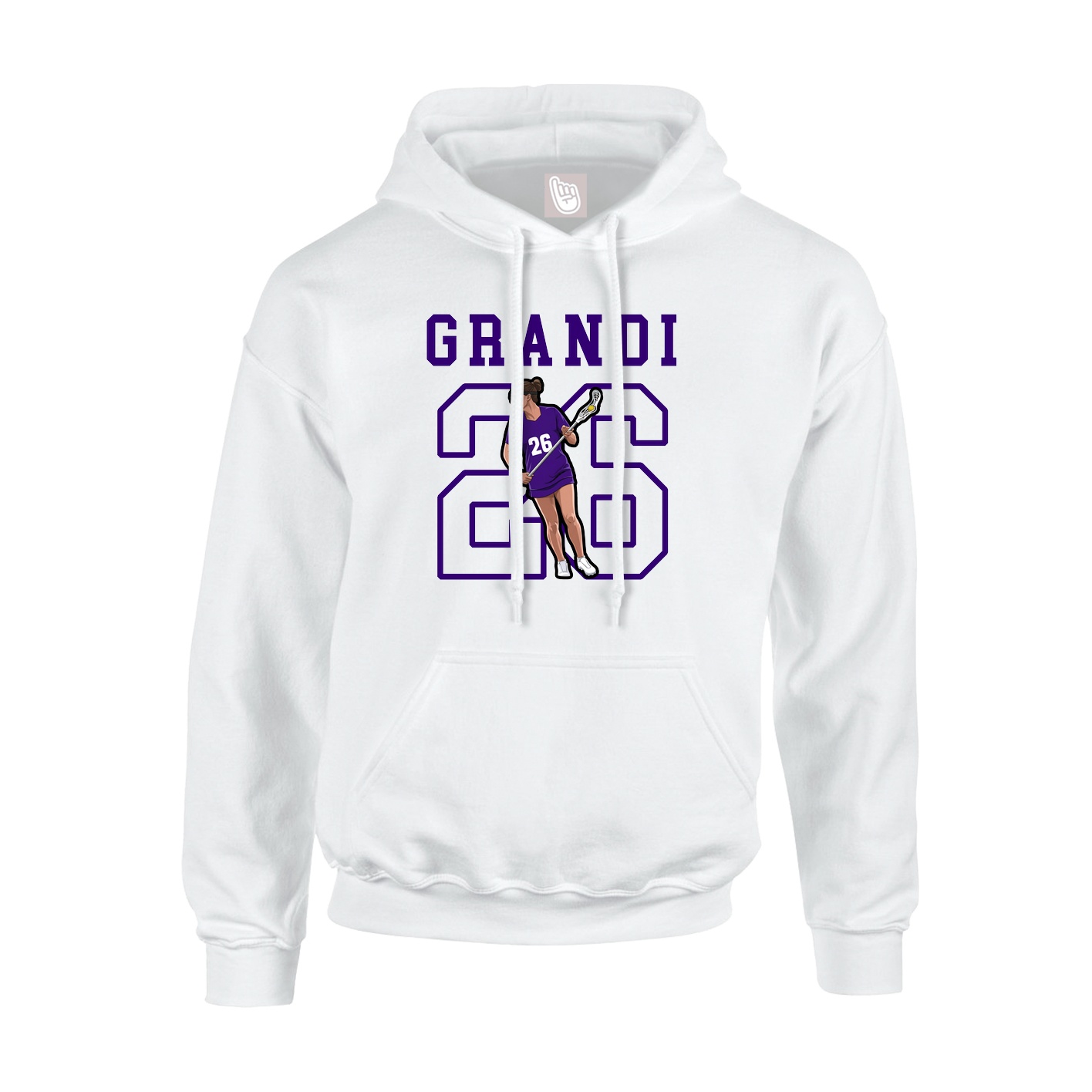 Hoodie — Shirsey in White