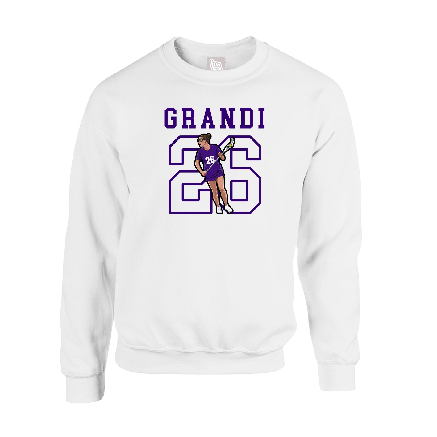 Fleece Crew — Shirsey in White