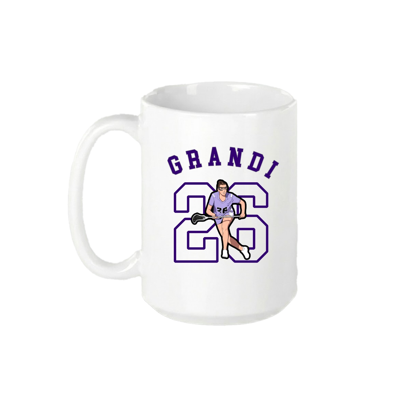 15oz Coffee Mug — Shirsey Arch in White