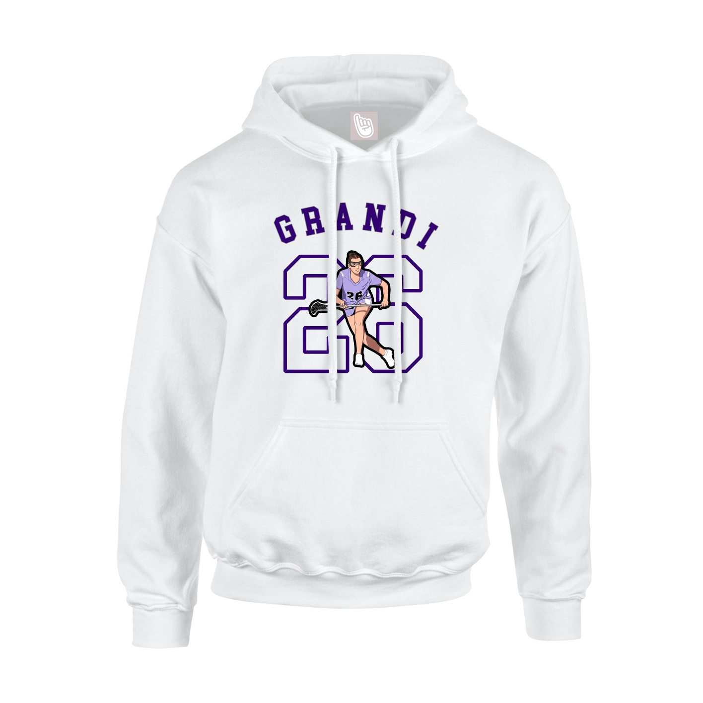 Hoodie — Shirsey Arch in White