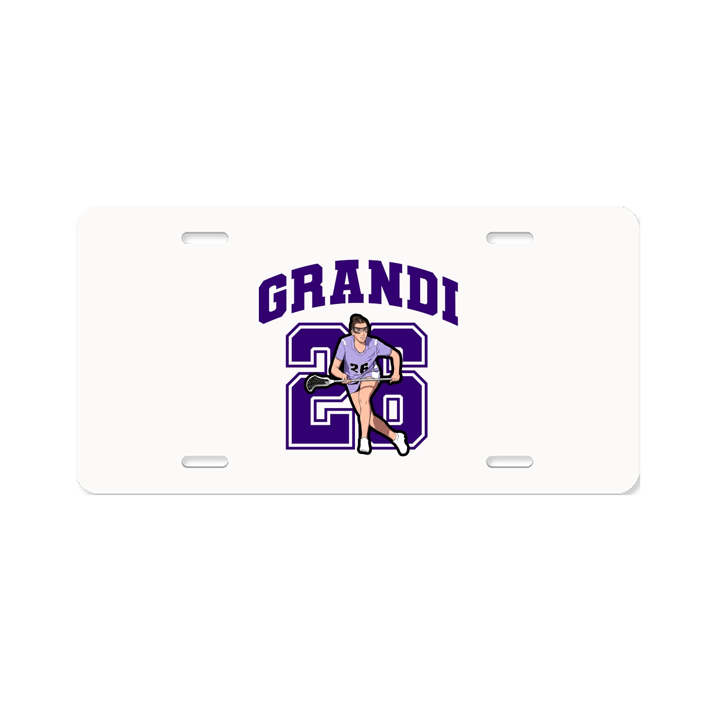 License Plate — Number in Classic