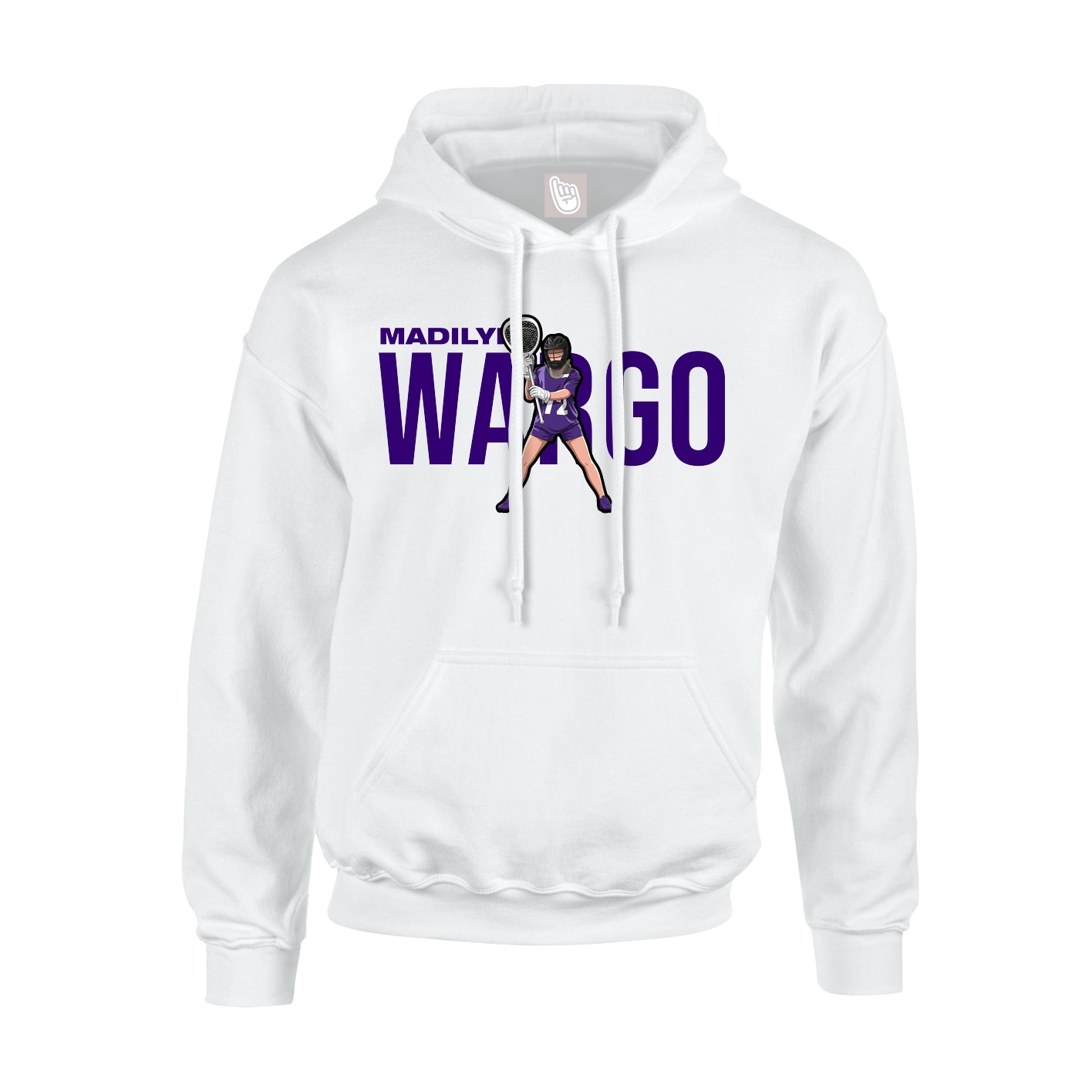 Hoodie — Player Name in White