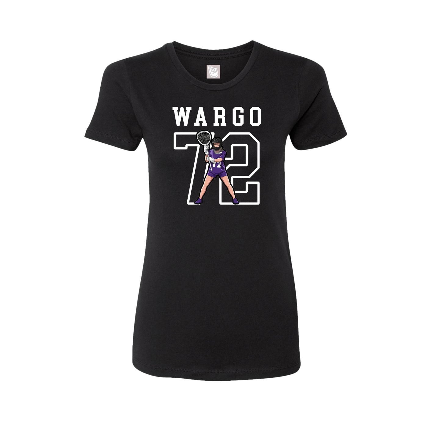 Fitted Women's Tee — Shirsey in Black