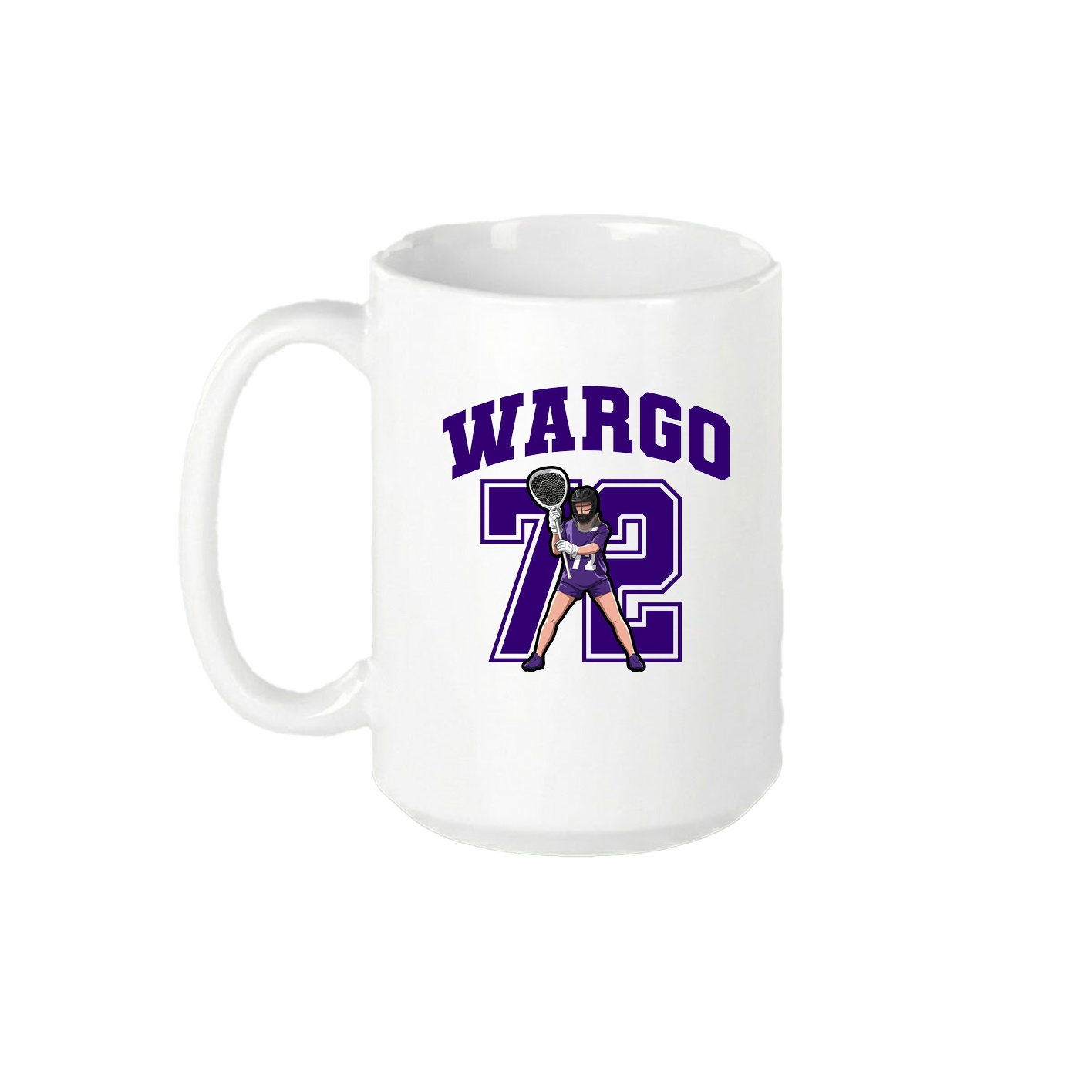 15oz Coffee Mug — Number in White