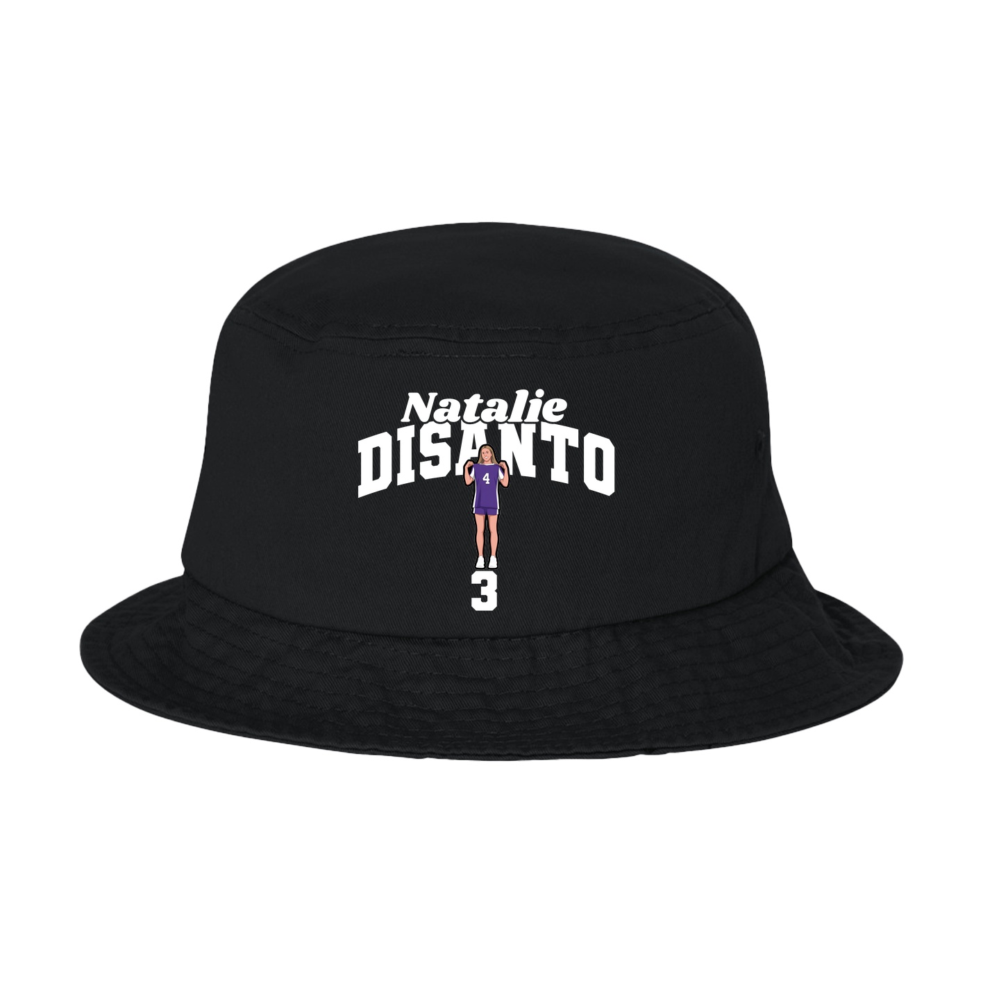 Bucket Cap — Signature Arch in Black