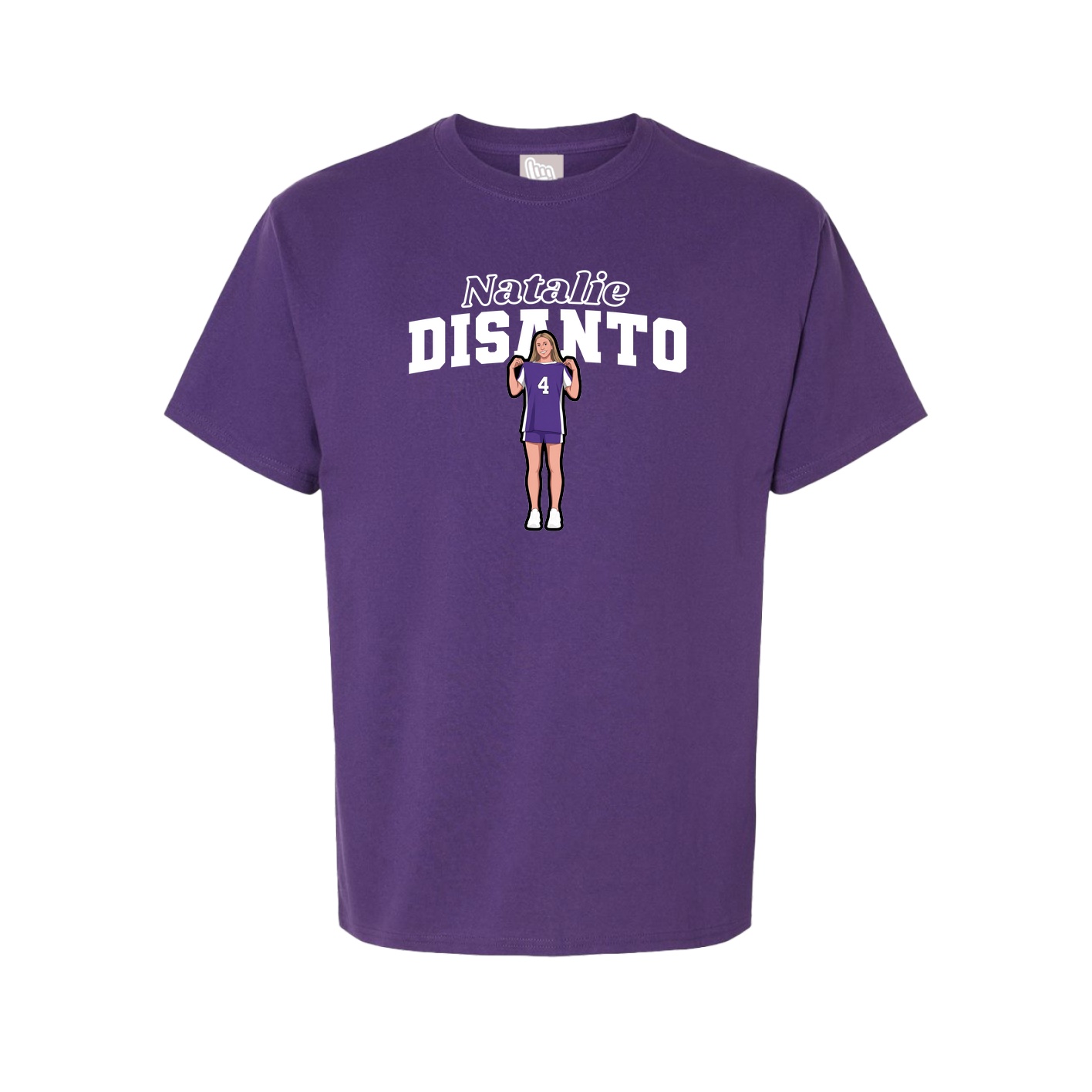 Tee — Name Arch in Purple