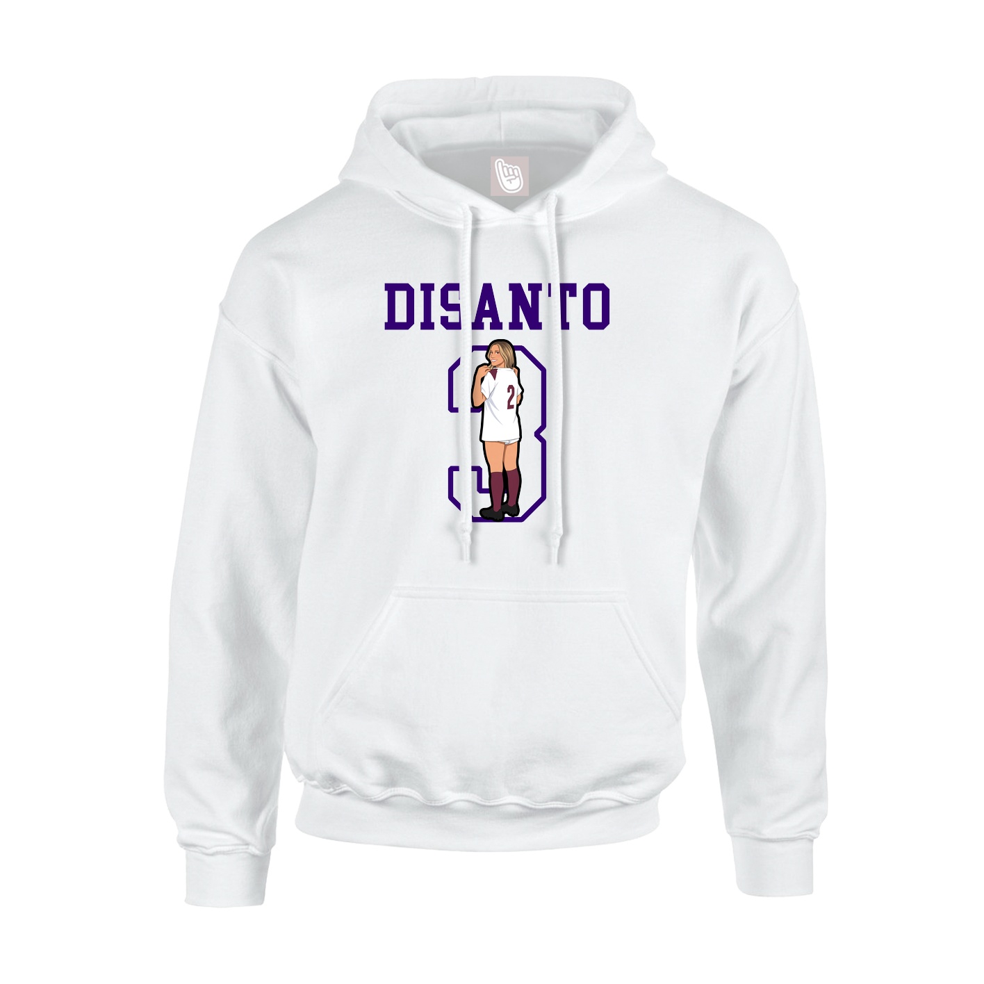 Hoodie — Shirsey in White