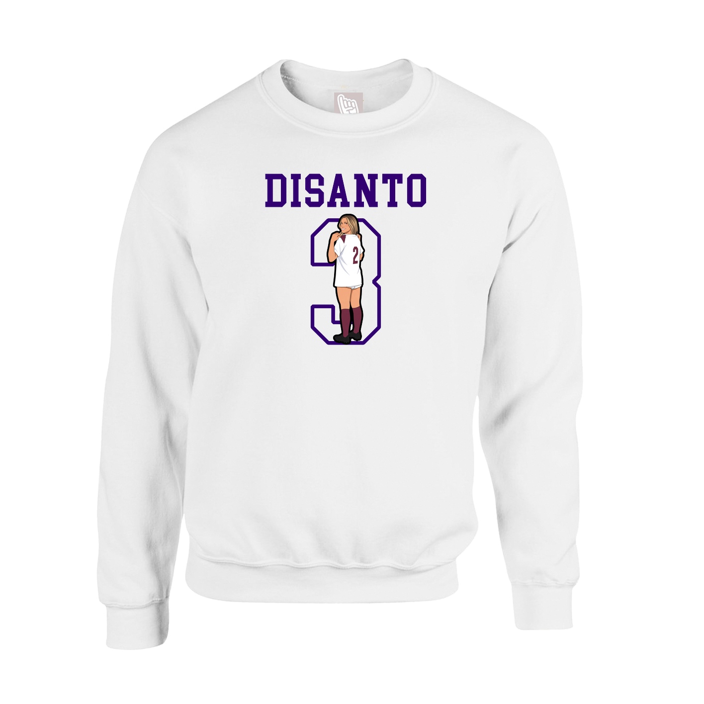 Fleece Crew — Shirsey in White