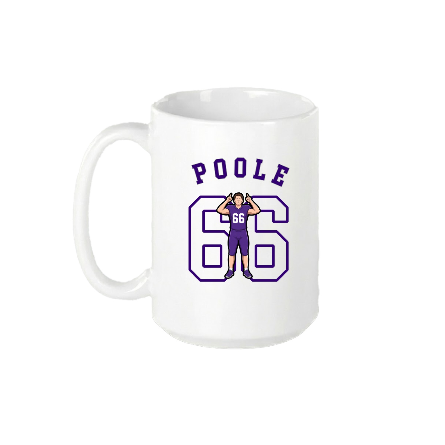 15oz Coffee Mug — Shirsey Arch in White