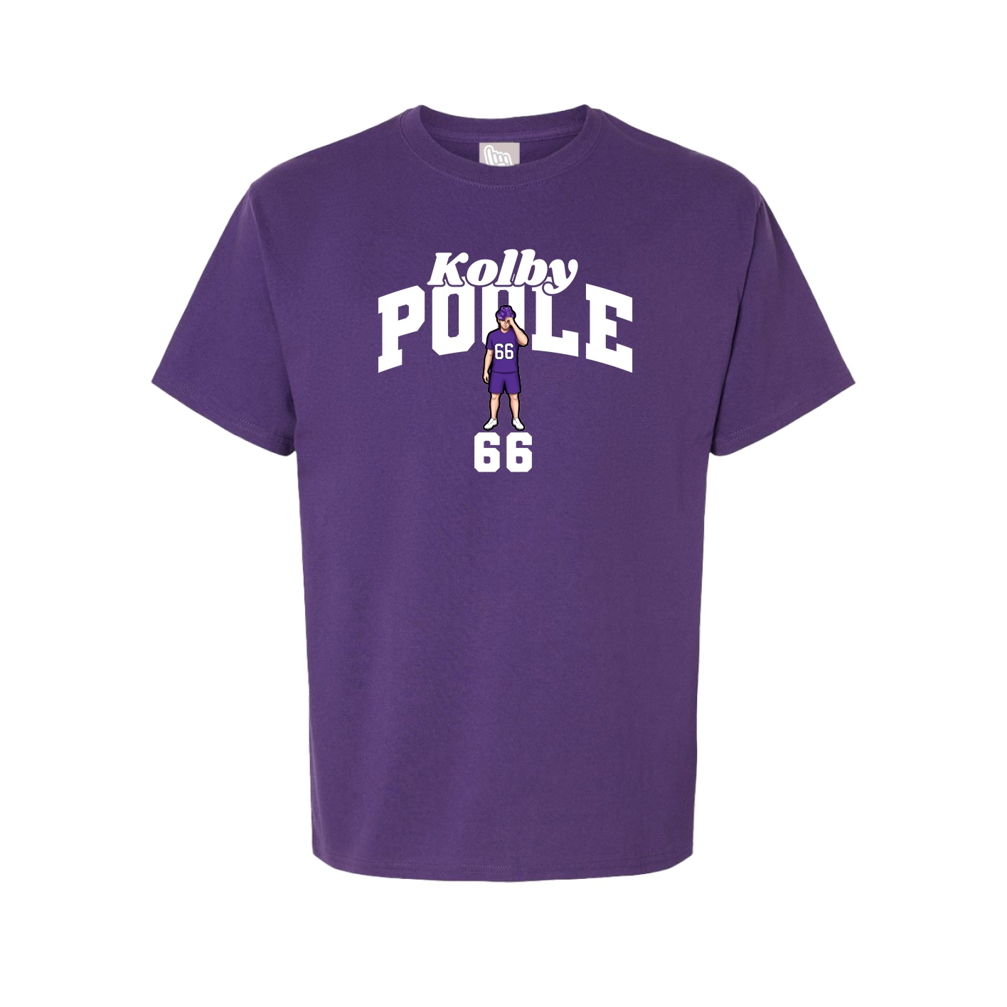 Tee — Signature Arch in Purple