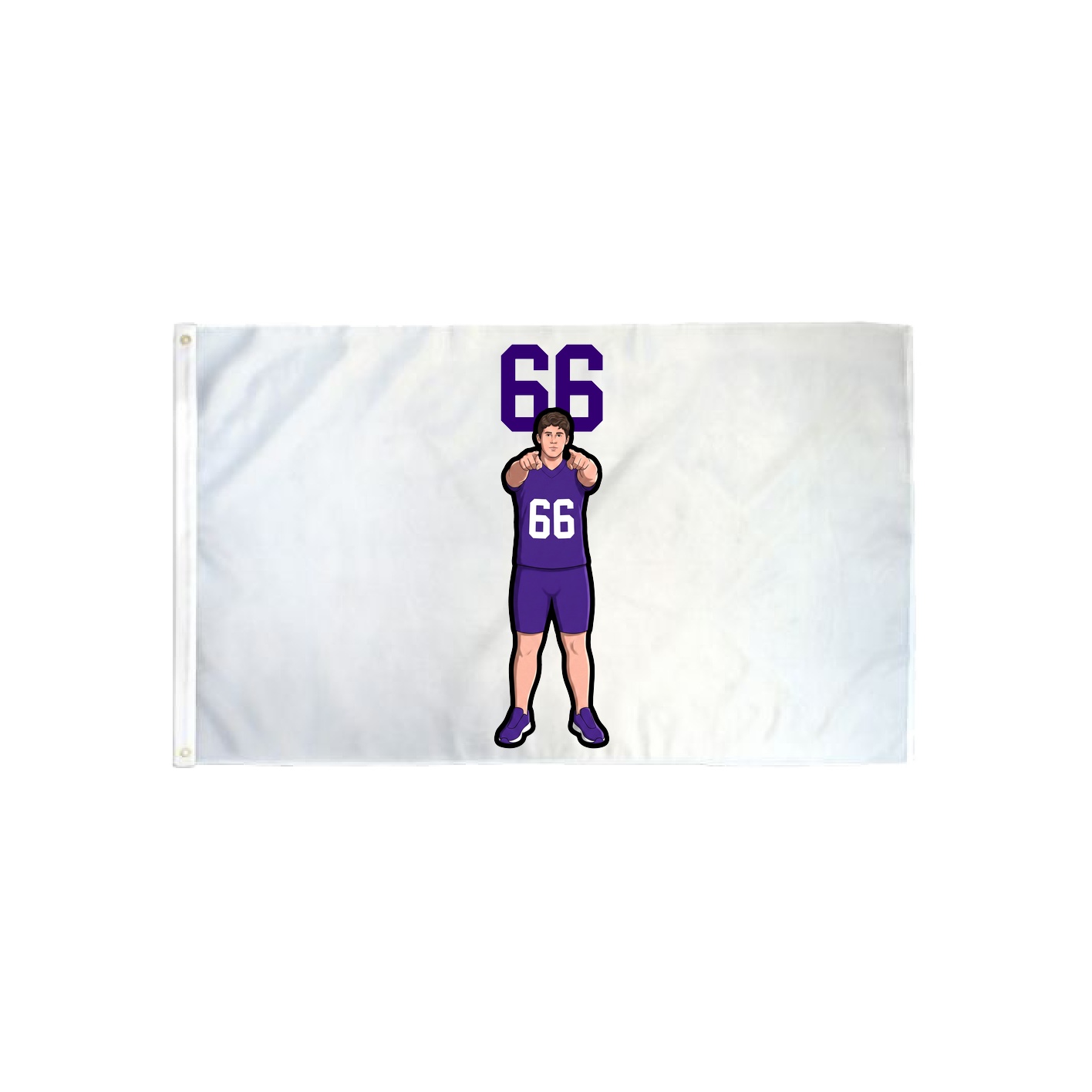 3x5 Flag — Number Top in Classic