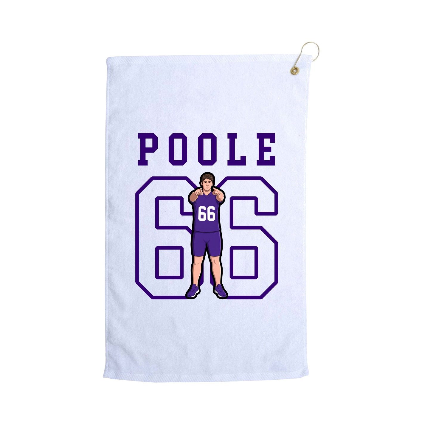 Golf Towel — Shirsey in White