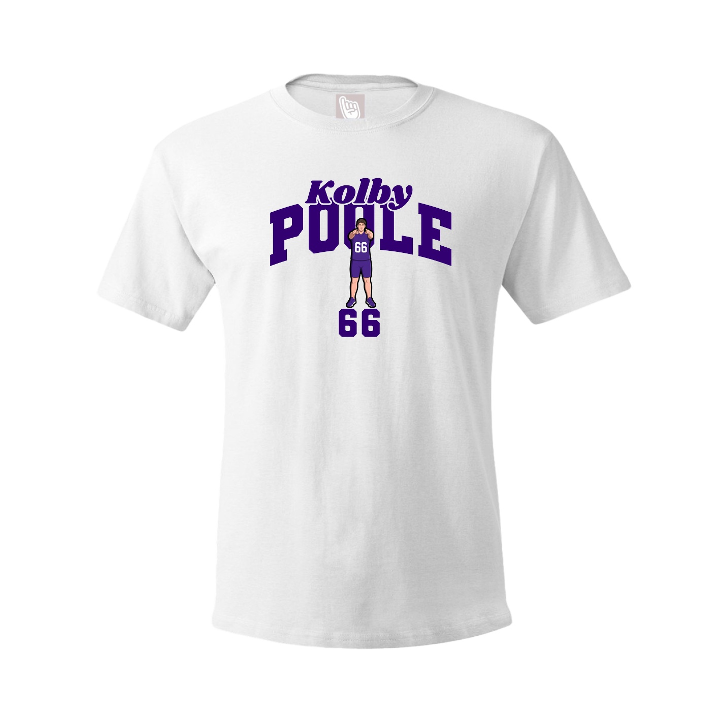 Youth Tee — Signature Arch in White