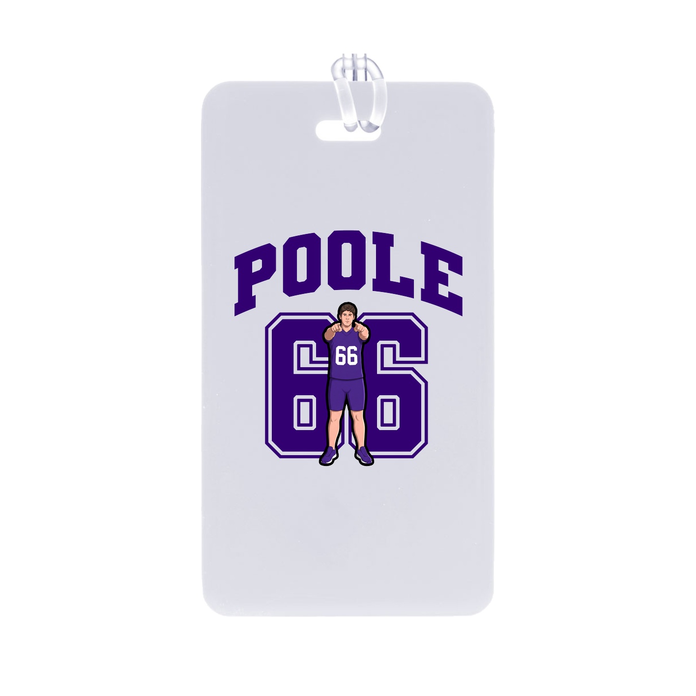 Bag Tag — Number in Classic