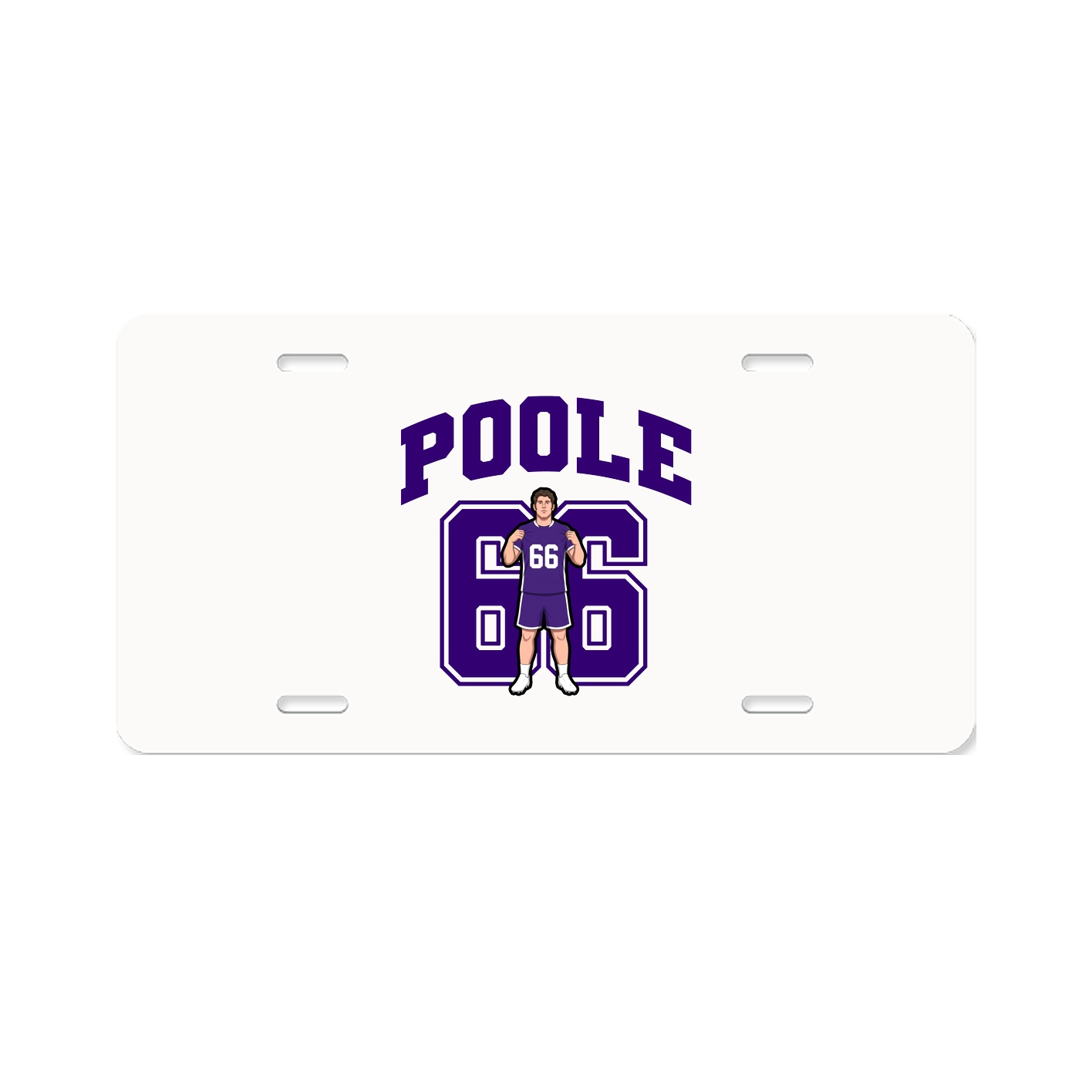 License Plate — Number in Classic