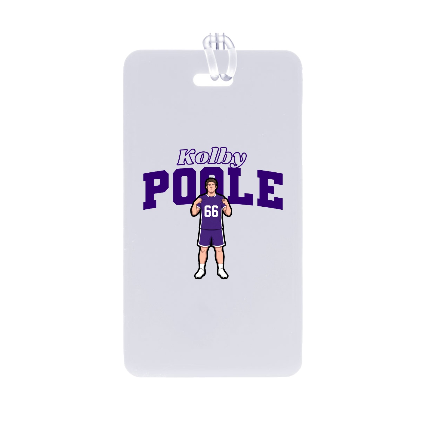Bag Tag — Name Arch in Classic