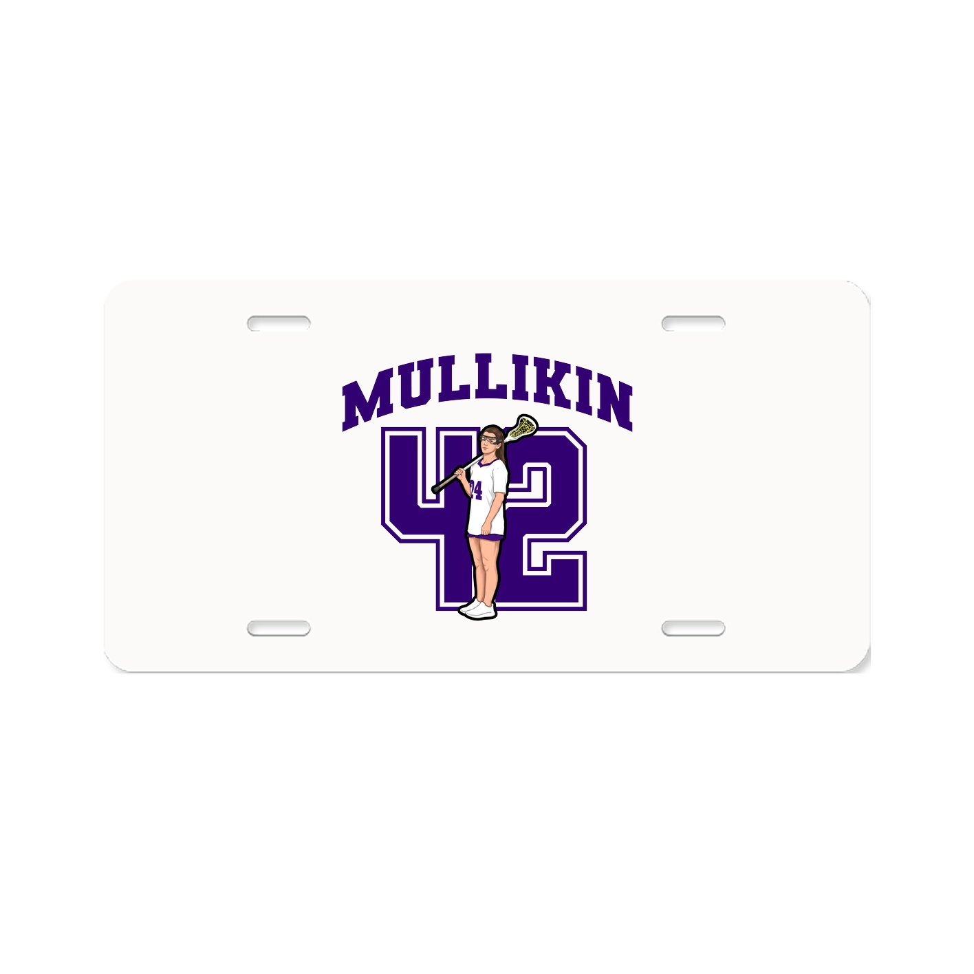 License Plate — Number in Classic