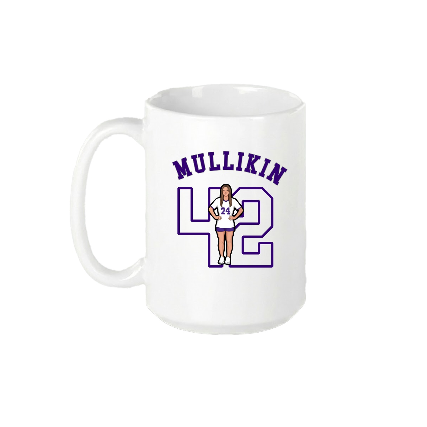 15oz Coffee Mug — Shirsey Arch in White