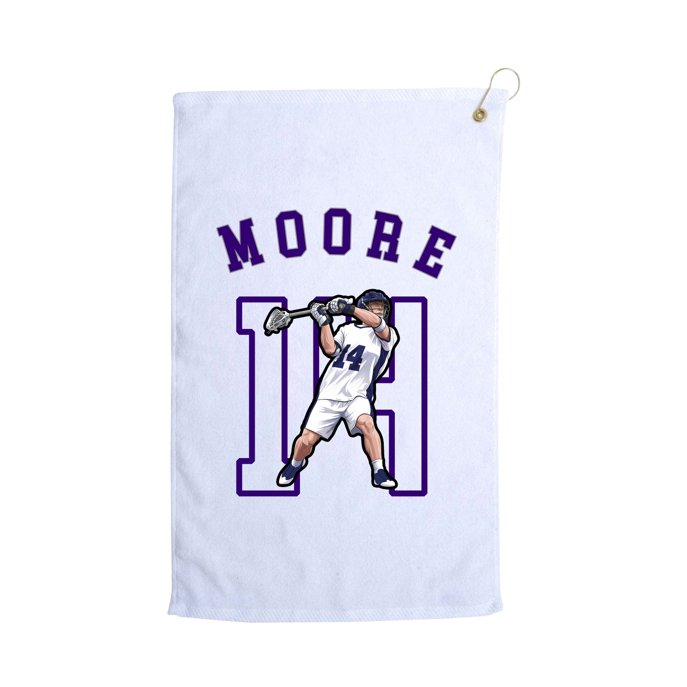 Golf Towel — Shirsey Arch in White