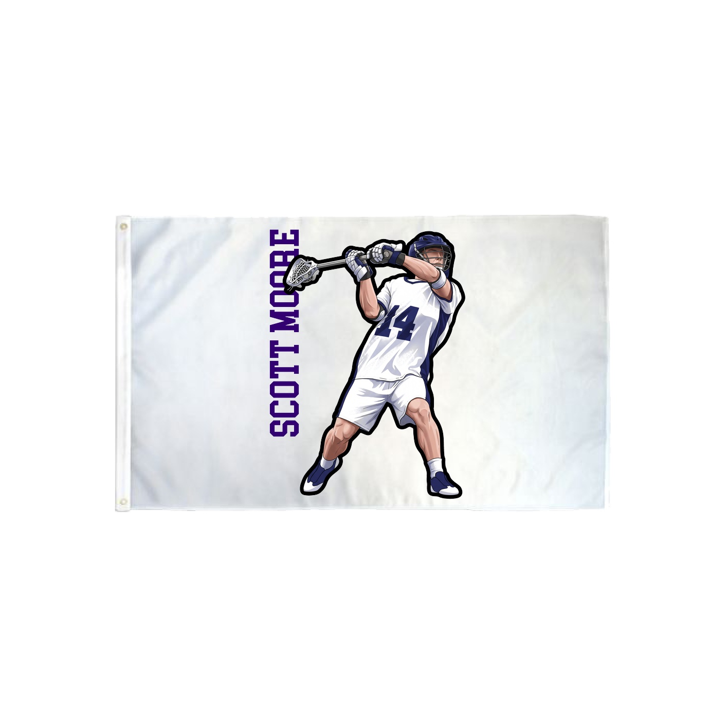 3x5 Flag — Name Vertical in Classic