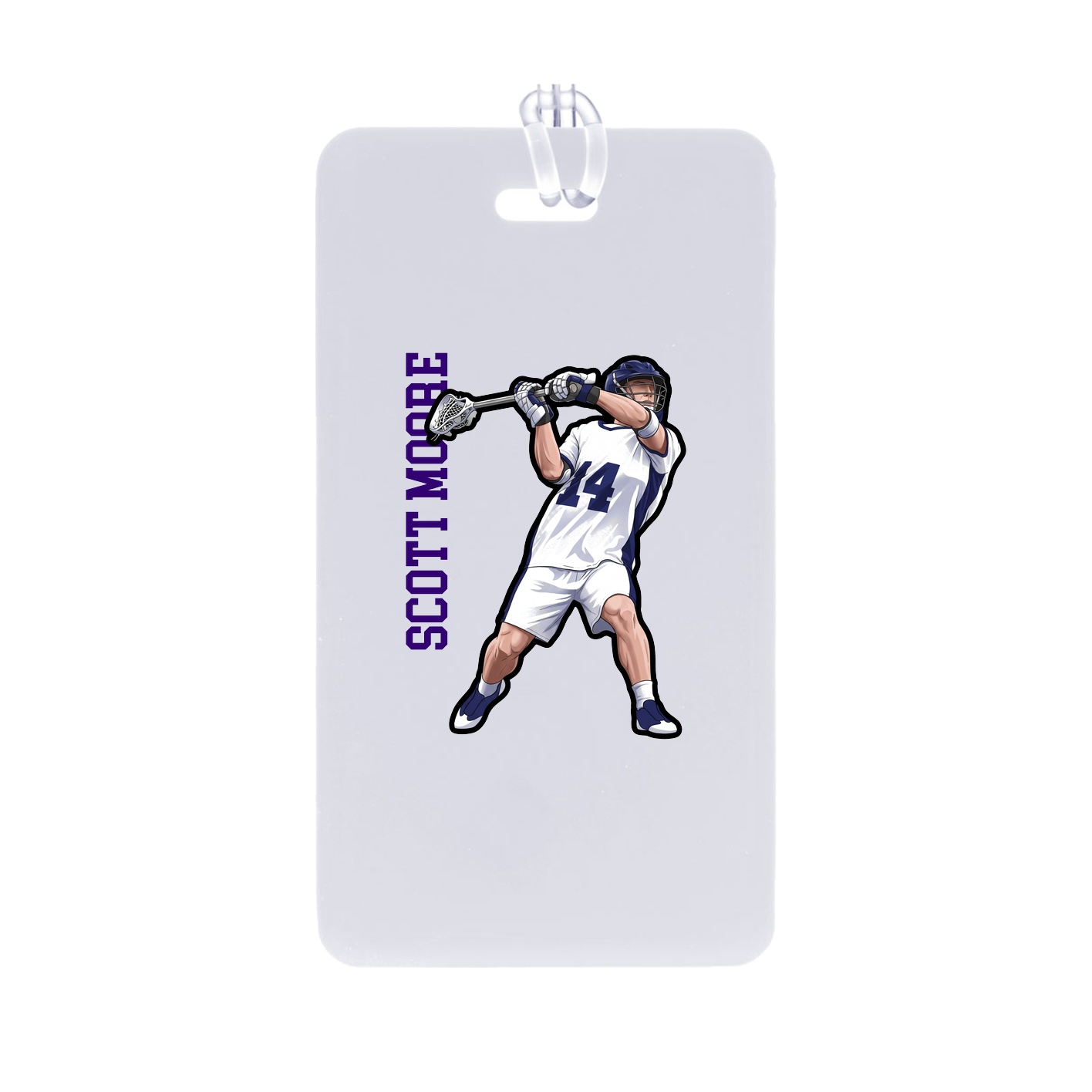 Bag Tag — Name Vertical in Classic