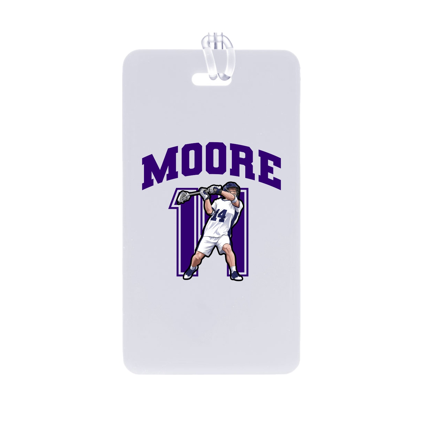 Bag Tag — Number in Classic