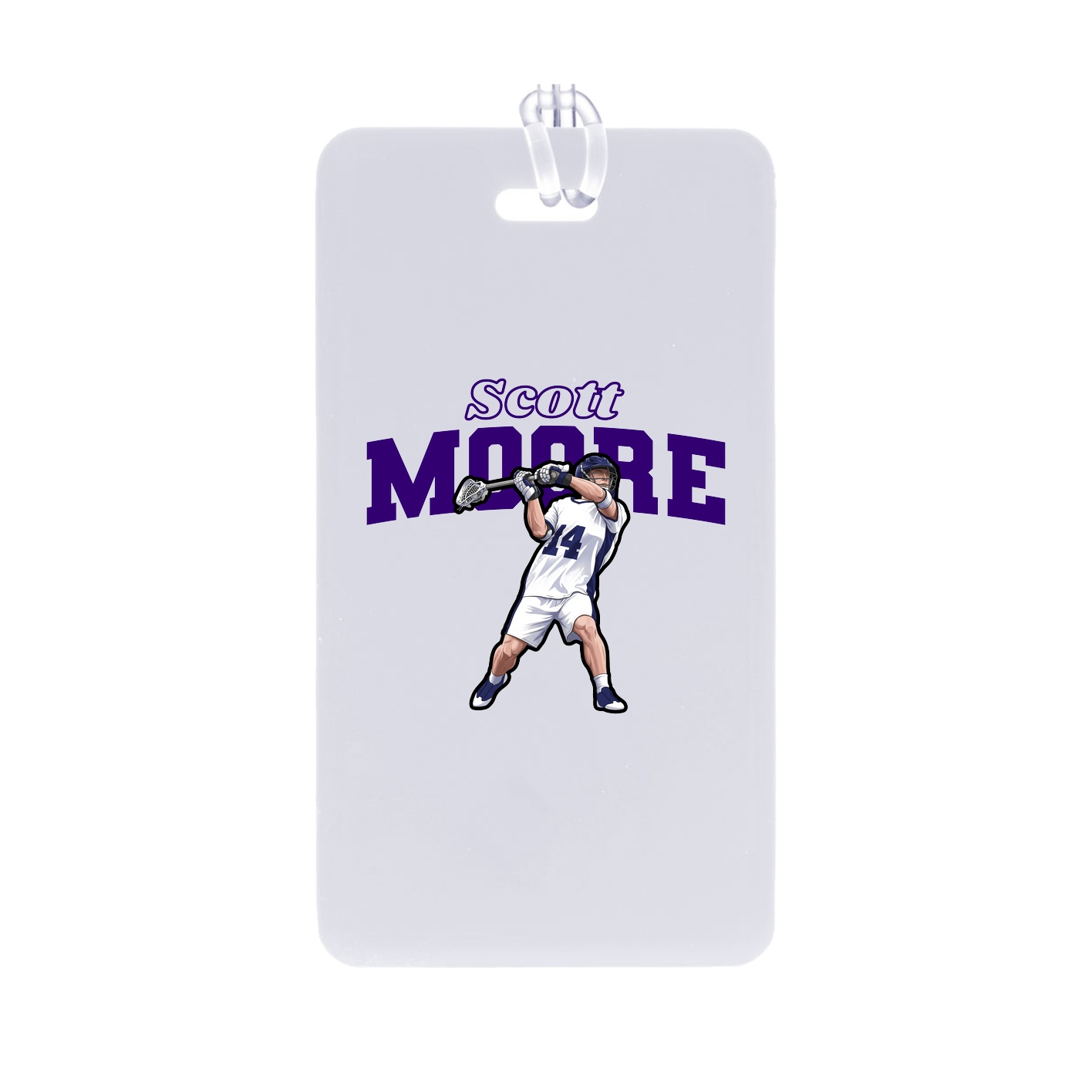 Bag Tag — Name Arch in Classic