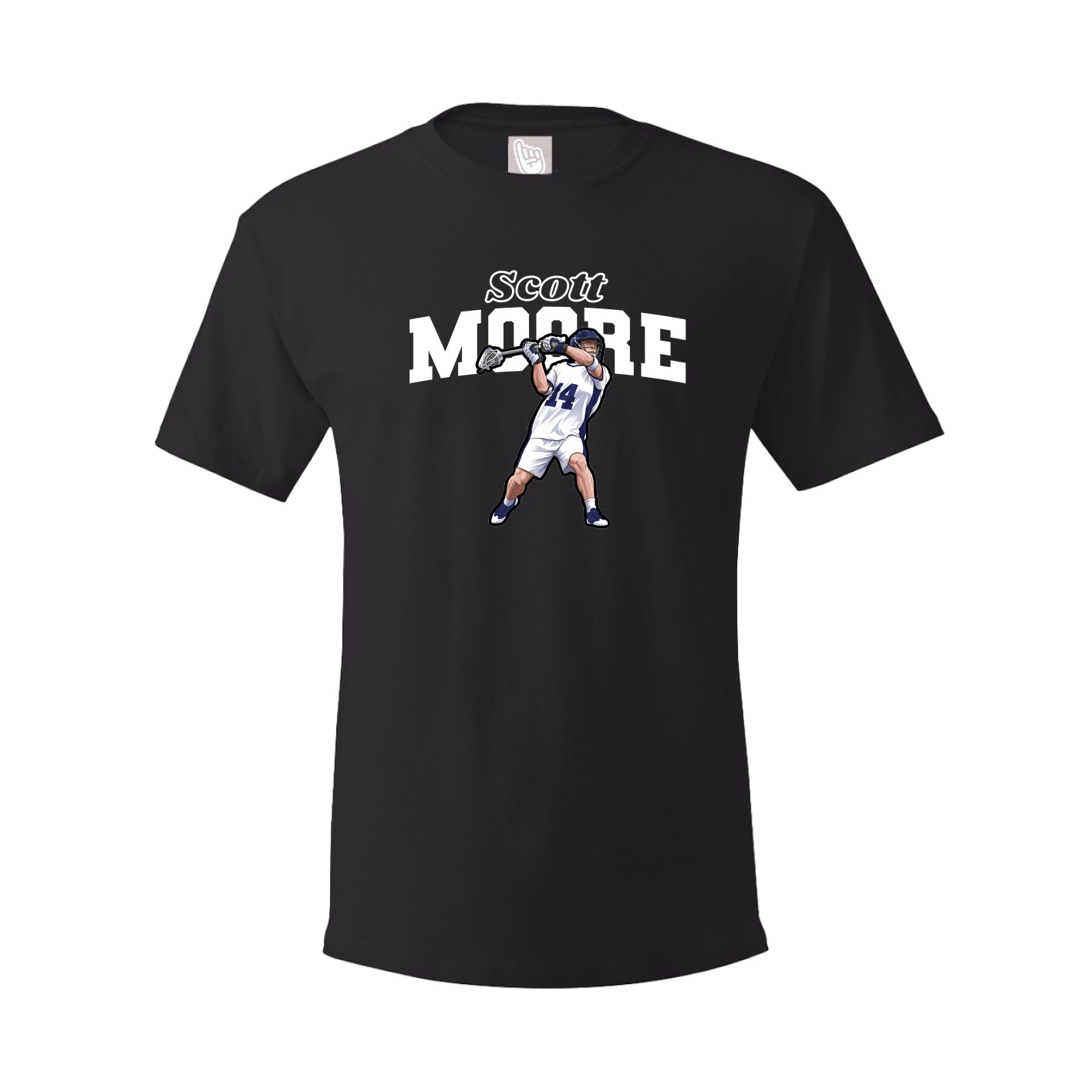 Youth Tee — Name Arch in Black