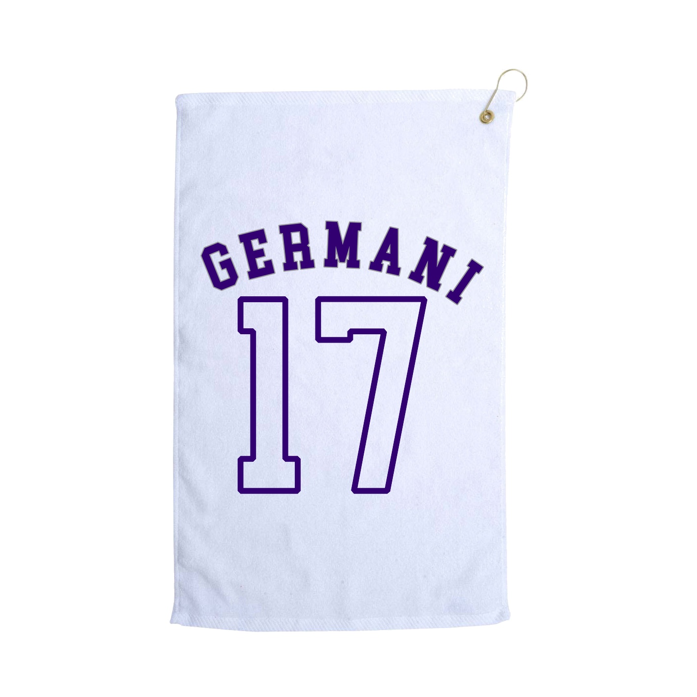 Golf Towel — Shirsey Arch in White