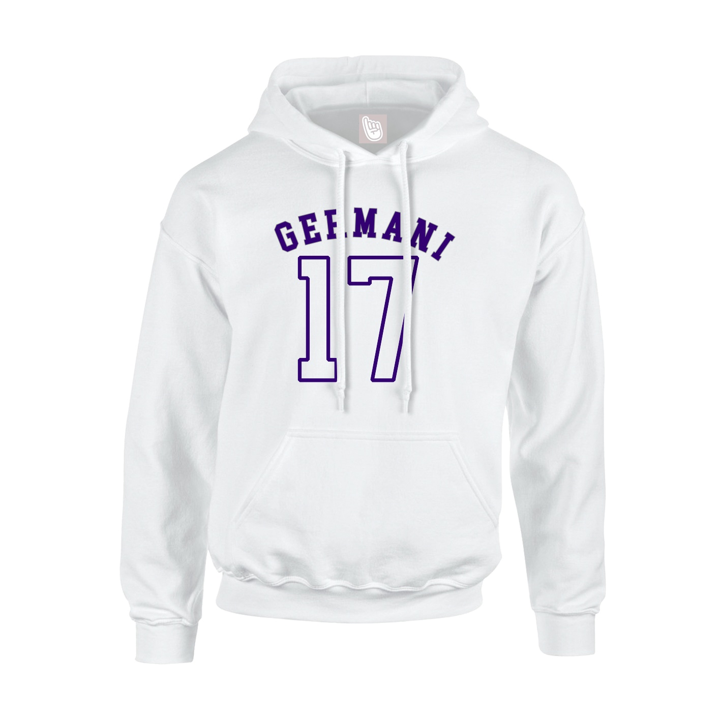 Hoodie — Shirsey Arch in White
