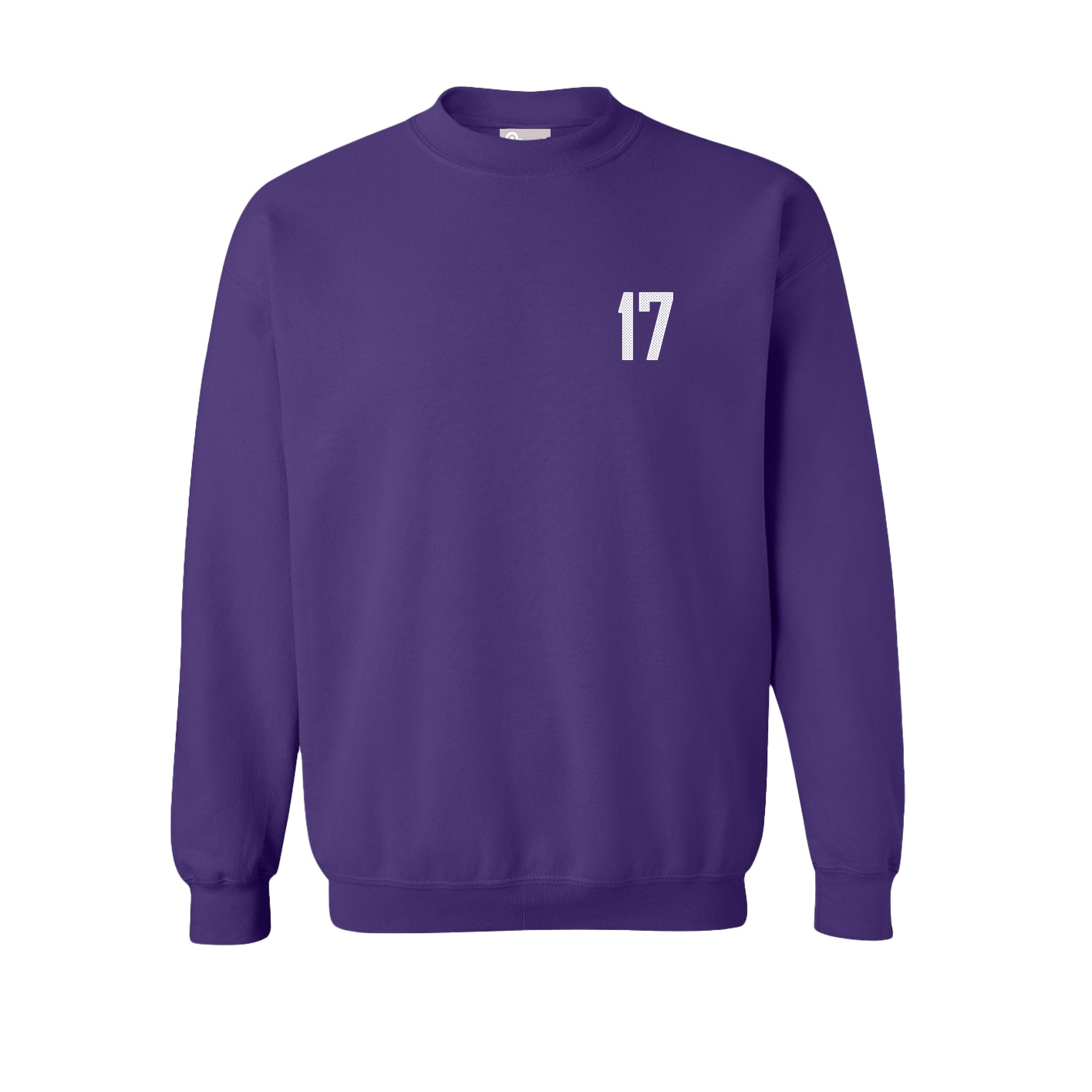 Fleece Crew — Front Shirsy in Purple