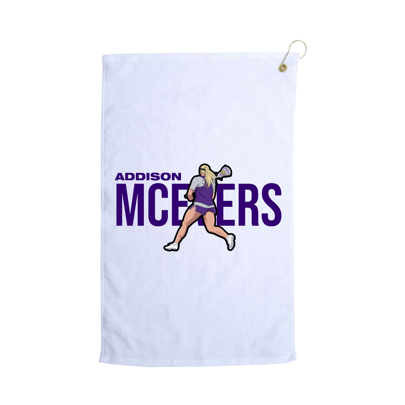 Golf Towel — Player Name in White